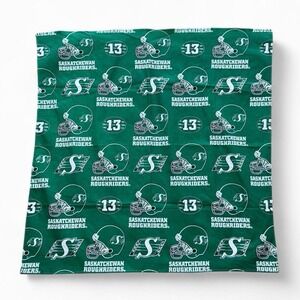 Vintage Saskatchewan Roughriders CFL Football Bandana Handkerchief